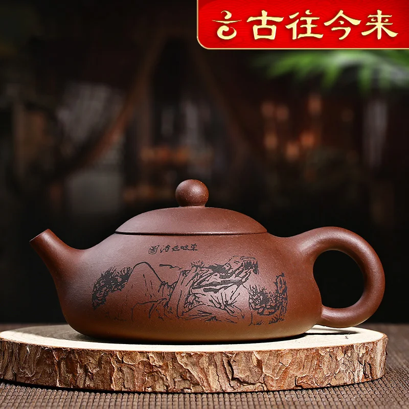 

|Through the ages yixing are recommended by pure manual teapot kung fu tea set suit ball Kong Shi gourd ladle pot