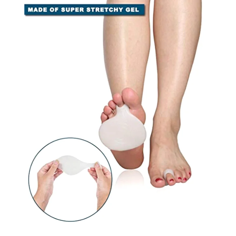 2Pcs Metatarsal และ Mortons Neuroma Pads Forefoot Pads Ball Of Foot Pads ทันทีสำหรับสตรีและผู้ชาย