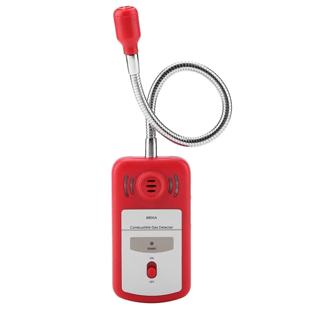 High Accuracy PT8800A Gas Analyzer Combustible Gas Detector Gas Leakage Location Determine Tester with Sound and Light Alarm