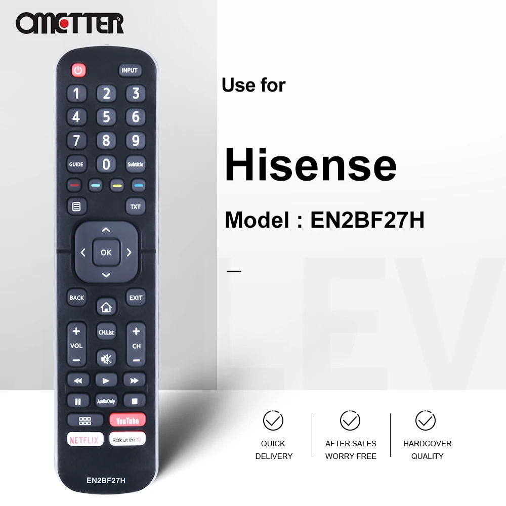 En2bf27h para hisense led lcd smart 4k uso de controle remoto tv para h50ae6030 h50a6140 h58ae6000 h55ae6000 h43a6140 h43ae603