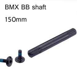 TAOZIK Strong Steel BMX Bike Bottom Bracket Shaft 19 150mm Length 8 Spindle Thread BB Shaft