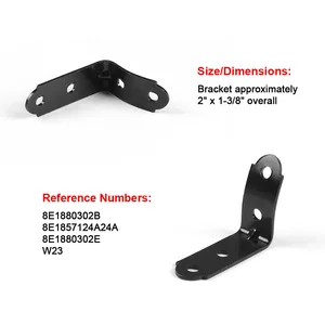 Para Audi A4 S4 RS4 B6 B7 8E Caixa de Luva Kit de Reparação 2001-2008 2 pc Preto 8 principais vendas colunas audi a4 b7 - №2