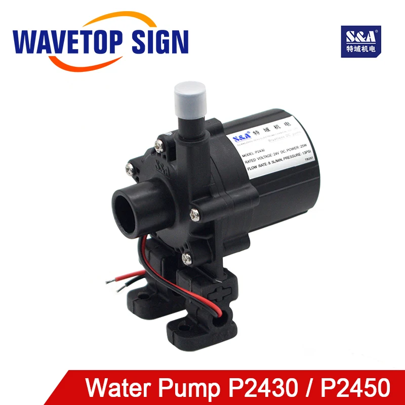 WaveTopSign Water Pump P2430 P2450 for S&A Industrial Chiller CW-3000 AG (DG) CW-5000 AH (DH) CW-5200 AI (DI)