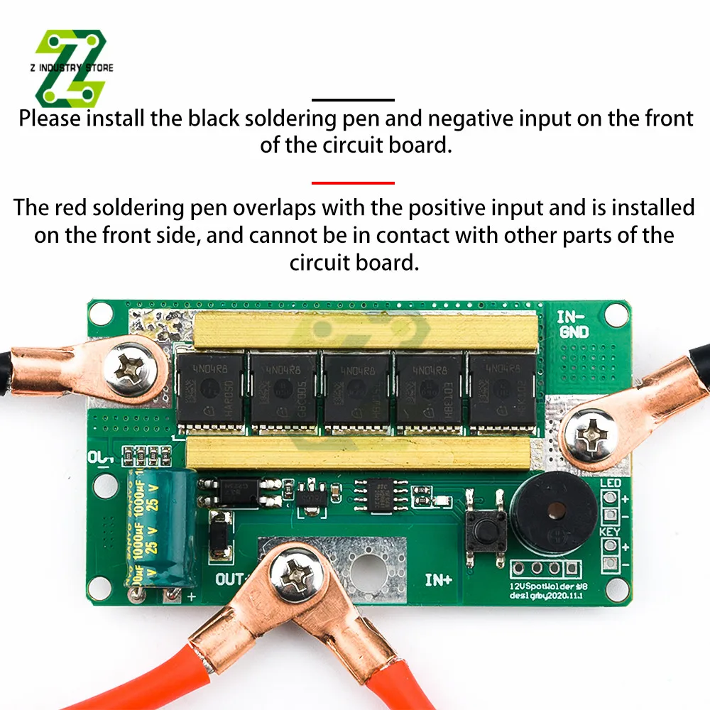 18650 DIY Portable 12V Battery Storage Spot Welding Machine PCB Circuit Board Welding Equipment Spot Welders Pen
