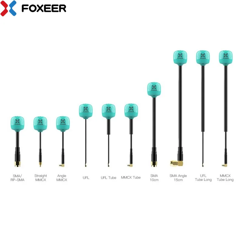 2PCS Foxeer Lollipop 4 Lollipop Plus Omni 5.75G 2.6DBI Mini Antenna RHCP LHCP SMA MMCX Right Straight RHCP UFL for RC FPV Drone