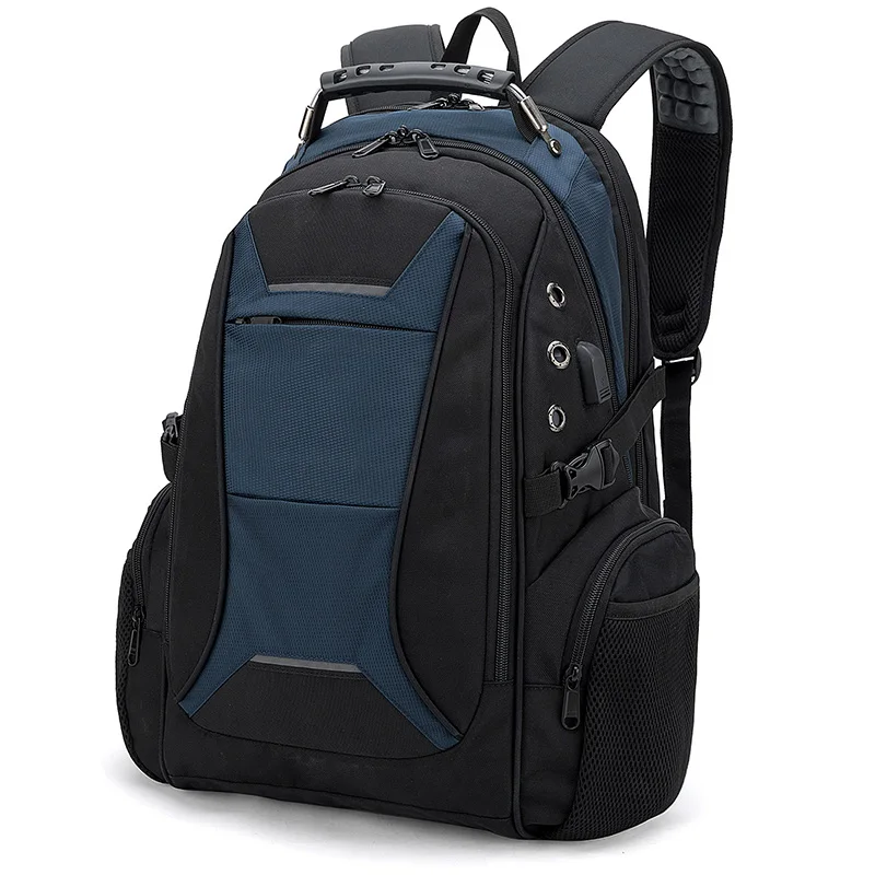 Imagem -04 - Mochilas Masculinas à Prova Impermeável Água Bolsa de Escola Meninos para Adolescentes de Alta Qualidade Náilon Mochila Anti-roubo Portátil Bolsas de Escola de Viagem Ocasional