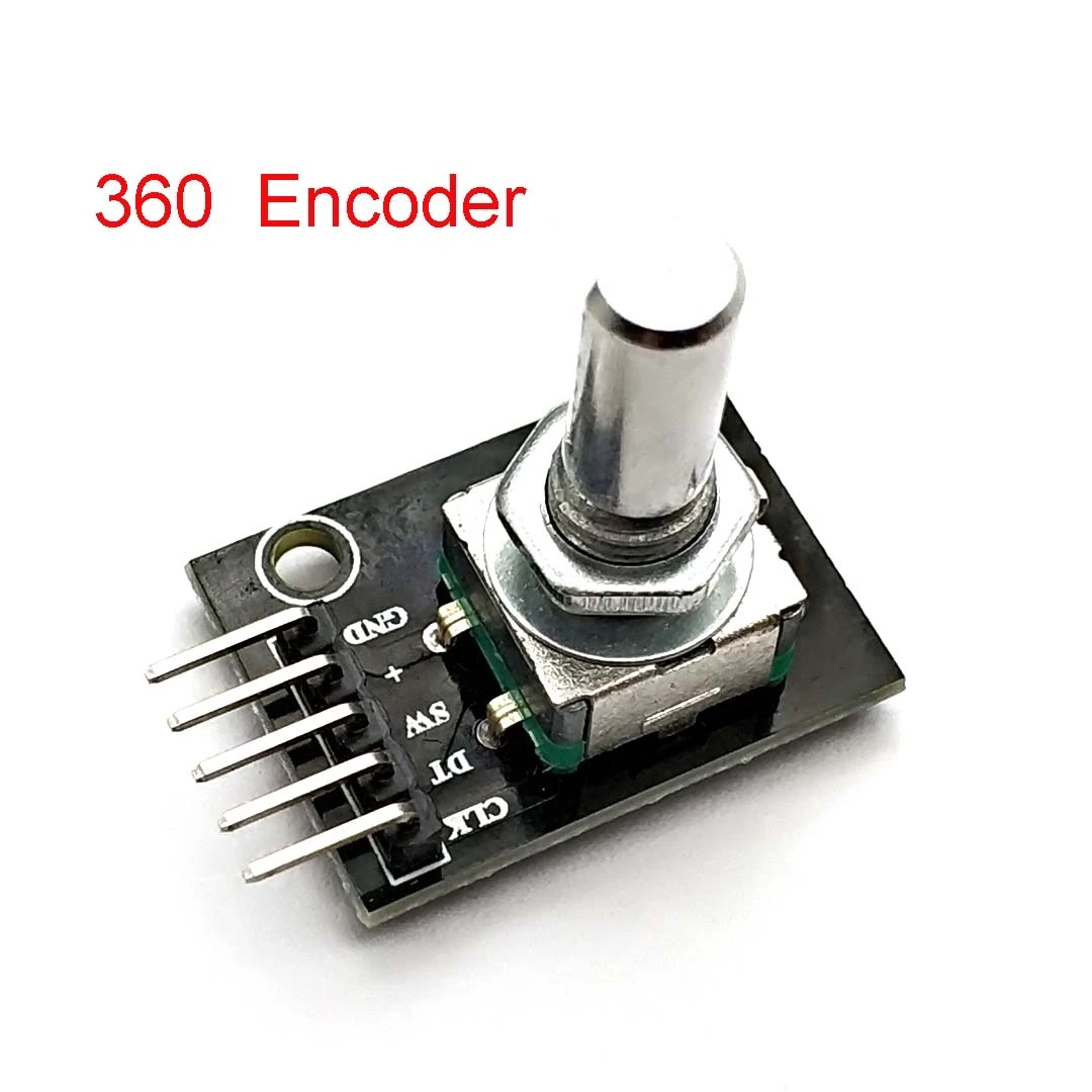 360 Degrees Rotary Encoder Module For Arduino Brick Sensor Switch Development Board KY-040 With Pins