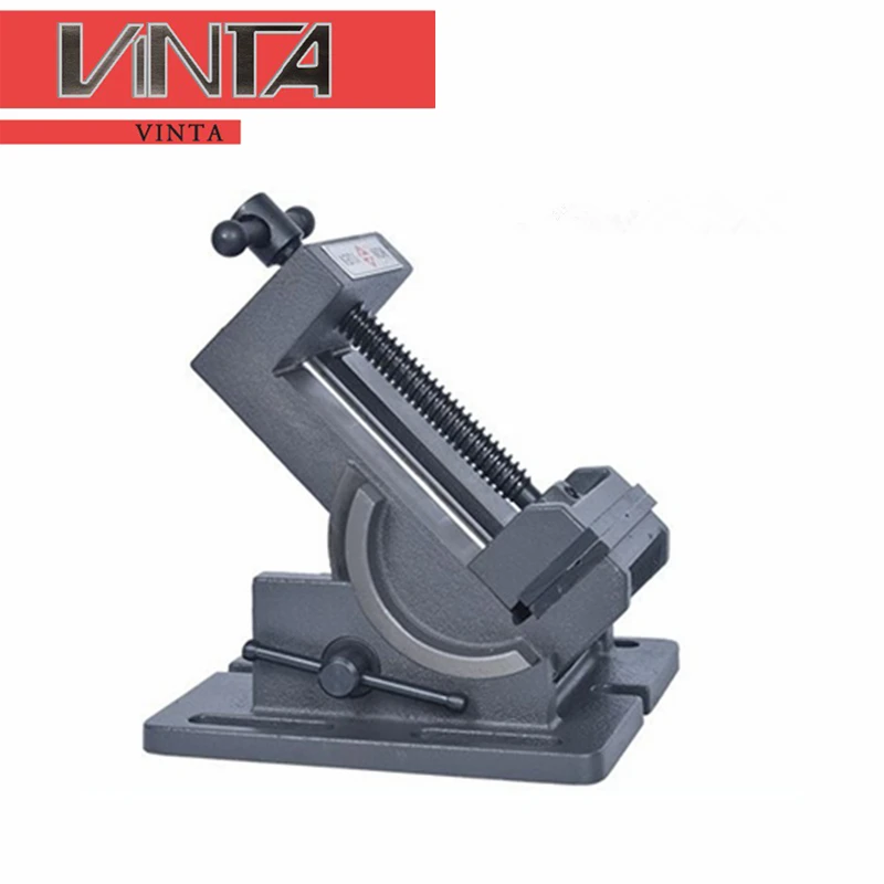 0-90 Tilt Drilling Machine Bench Vise Tilting Guide Rod Angle Flat Nose Pliers 3 Inch 4 Inch Bench Drill Fixture Bench Vise