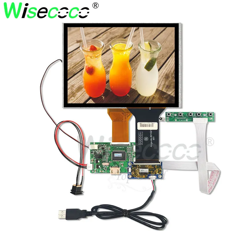 800x600 8 inch screen touch panel with ttl 50pin  driver board for raspberry pi