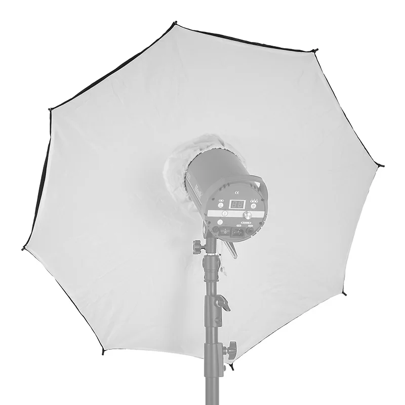 Selens Lightweight 101cm Photography Flash Translucent Soft Lambency Umbrella Silver Black Nylon Material Aluminum Shaft