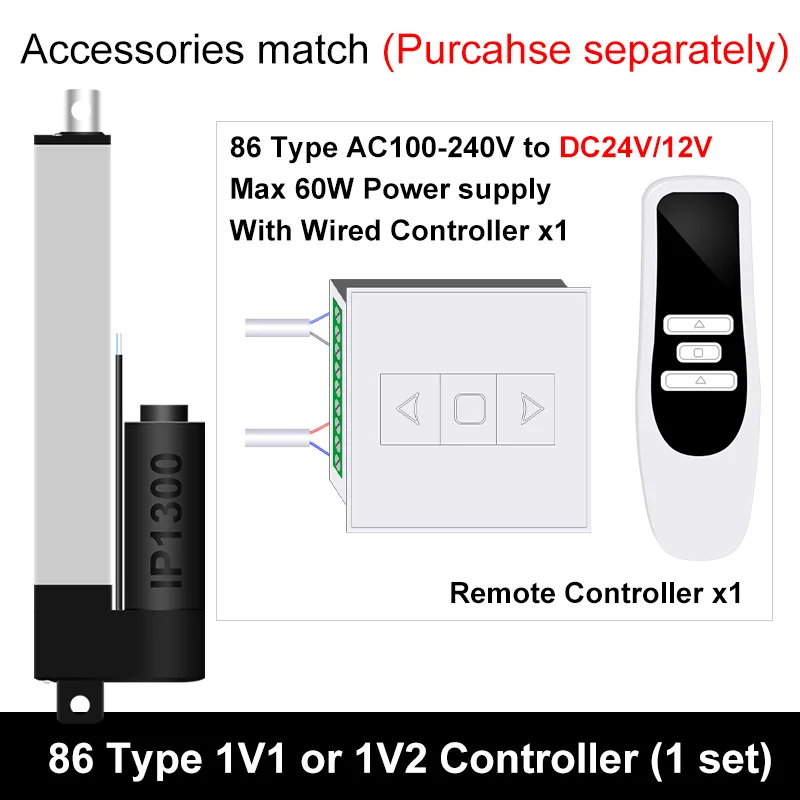 DC12V DC24V Controller and Powe Supply for  IP1300  Actuator