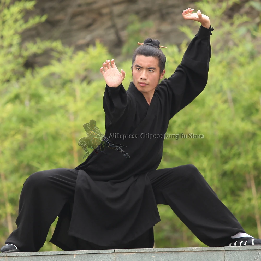 25 Colori di Lino Shaolin Wudang Taoista Robe Vestito Tai Chi Arti Marziali Kung Fu Wushu Wing Chun Uniformi