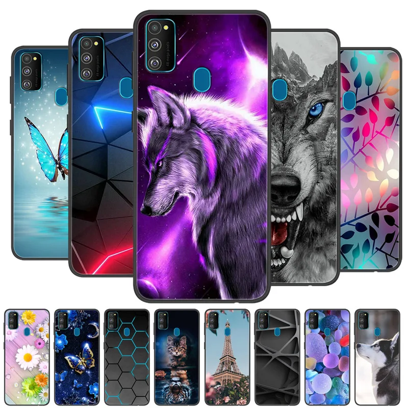 For Samsung Galaxy M21 M30S M31 A21s Case Soft Silicone Phone Back Cover For Samsung M31 A21S M30s M21 Case Funda M 30 s Case