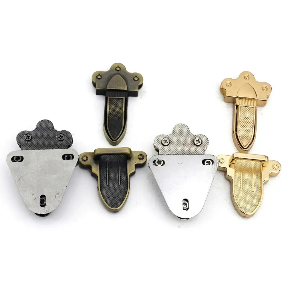 1pcs Metal Clasp Tongue Lock Push Locks Closure Parts for DIY Handbag Shoulder Bag Purse Hardware Accessories