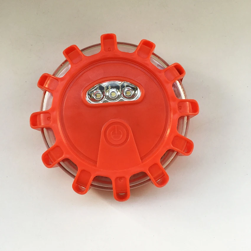 LED Emergency Flashing Light for Road, 9 Modes, Accident Warning Flares Light with Magnetic Base for Car Marine Vehicles