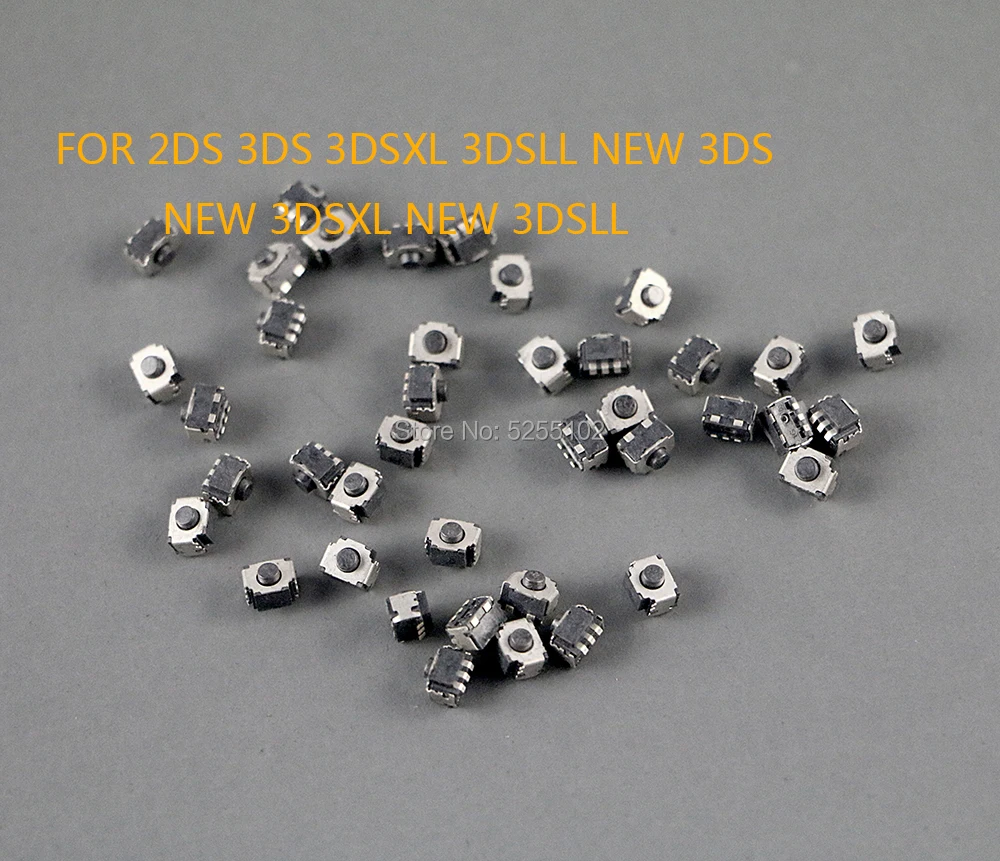 200pcs Original new For 2ds 3DS 3DSXL 3DSLL new 3ds 3dsxl ll Switch Button micro switch LR switch button