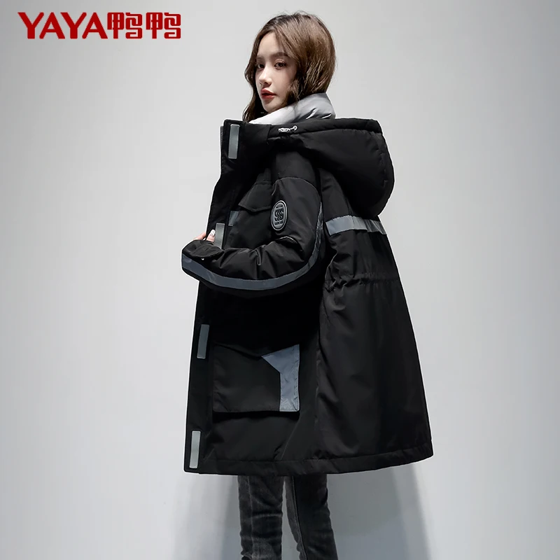 Down Jacket Women\'s New Mid-Length Winter Workwear Brand Parka Thickened Duck down Coat