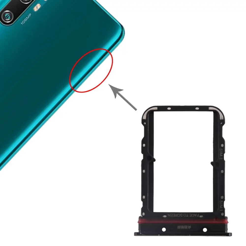 SIM Card Tray + SIM Card Tray for Xiaomi Mi CC9 Pro