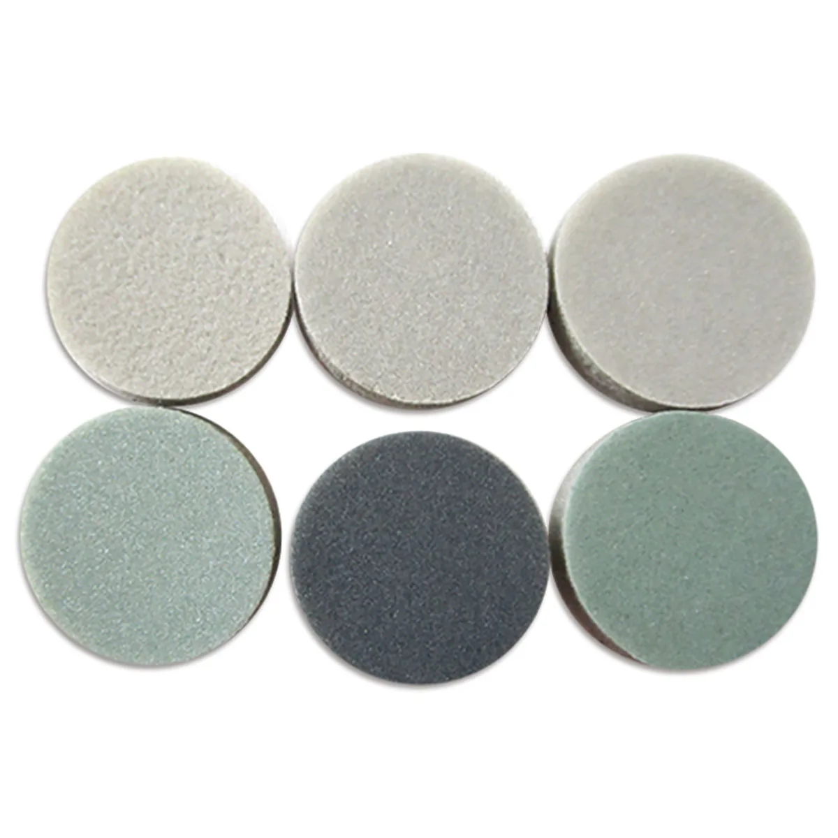 1-20Pcs 1.2 Inch 30mm Wet & Dry Sanding Sponge Hook Loop Sanding Discs Flocking Foam Sandpaper 300-3000 Grit