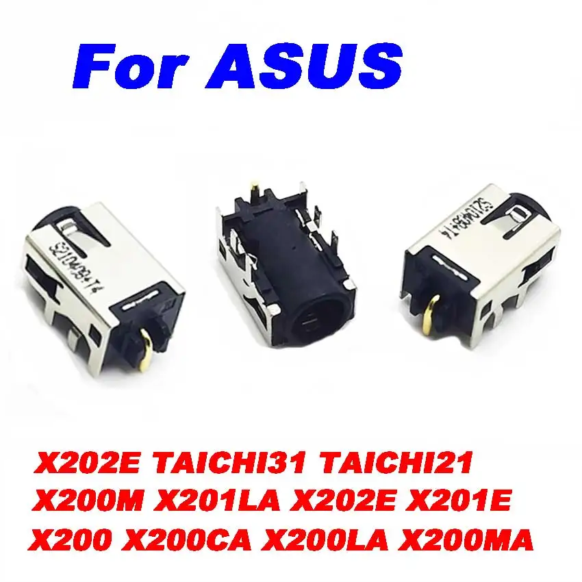 20PCS Laptop DC  Jack For ASUS X200 X200CA X200LA X200MA X200M X201LA X202E X201E X202E TAICHI31 TAICHI21 DC Jack Connector