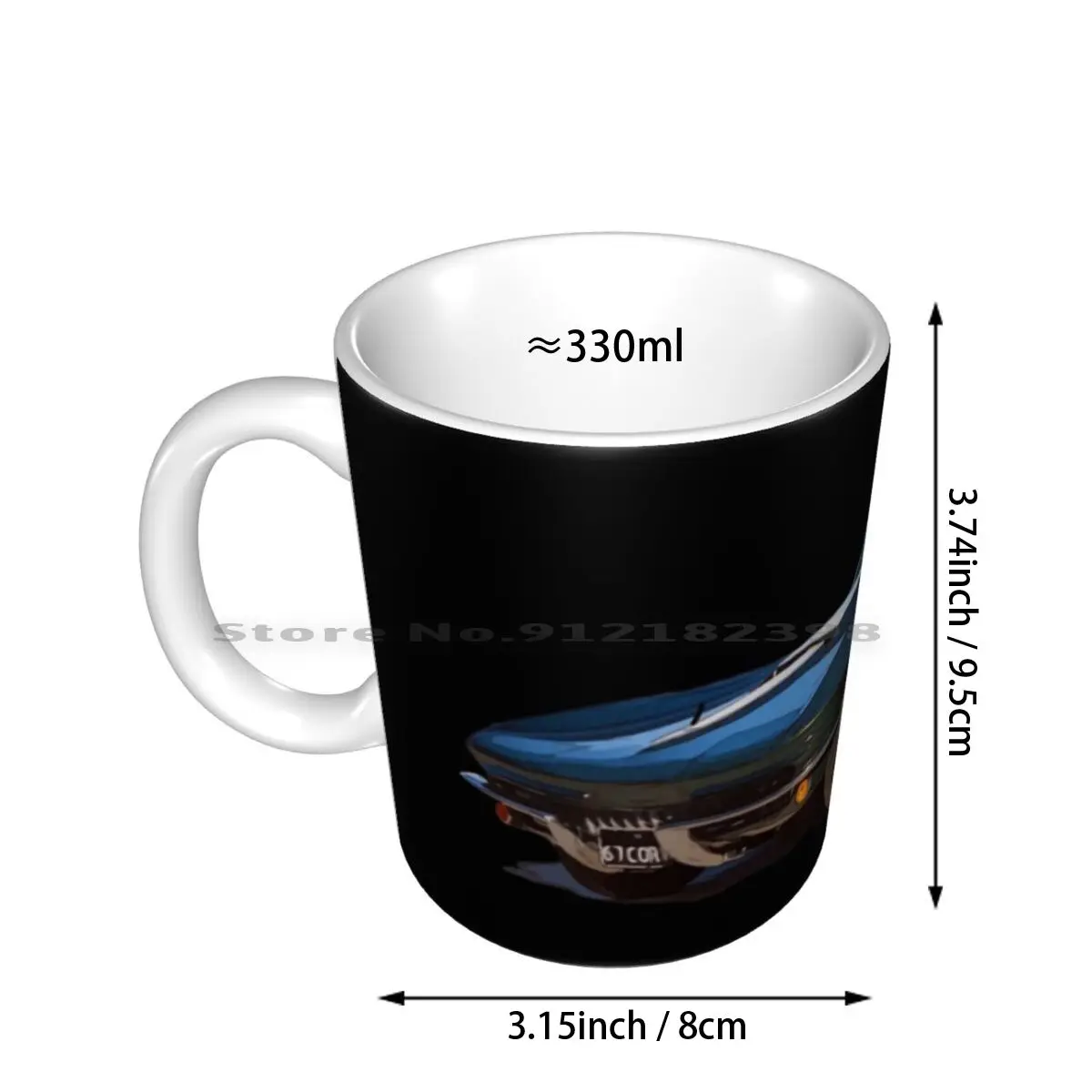 67 Corvette Stingray Ceramic Mugs Coffee Cups Milk Tea Mug