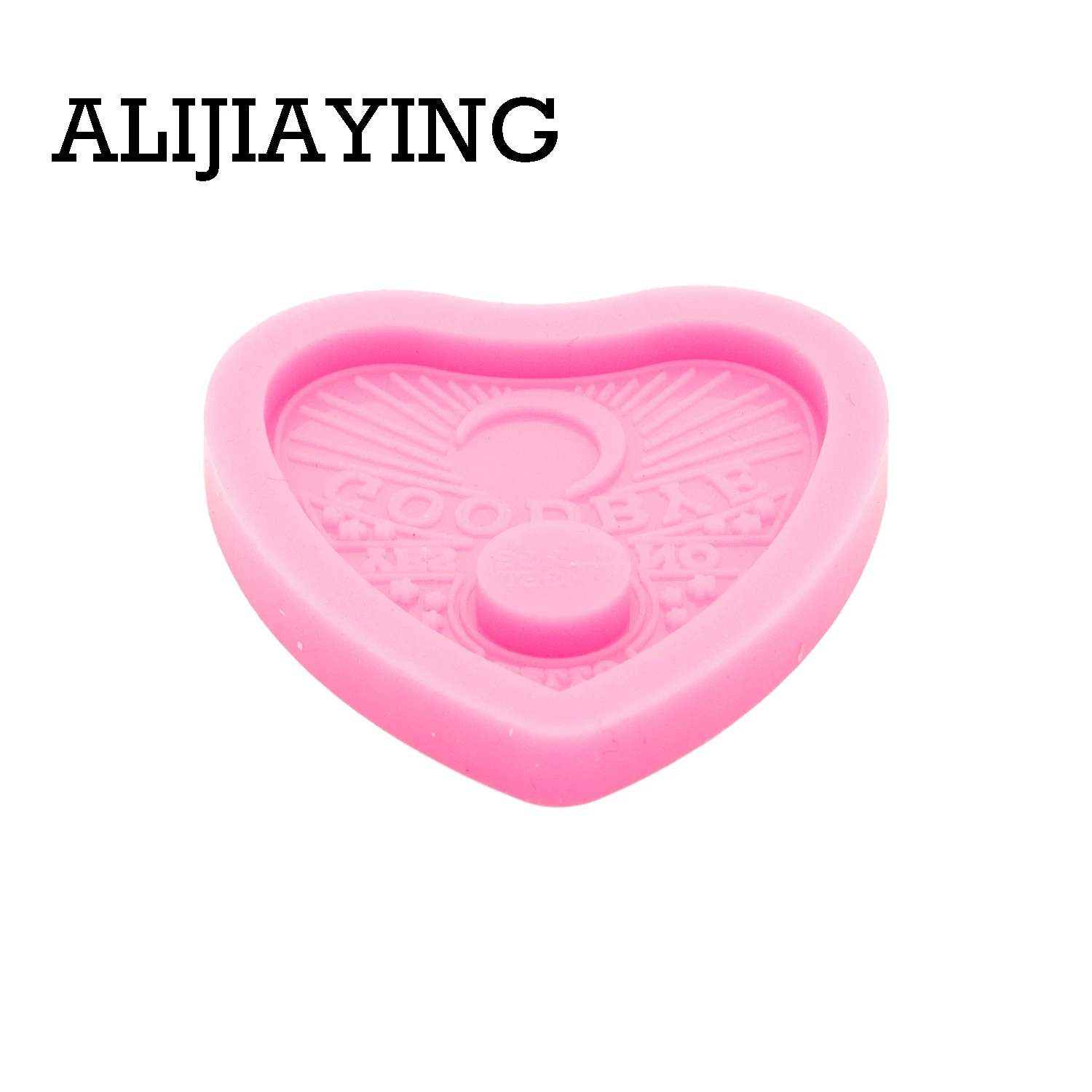 DY0336 Super Glossy Ouija Board Hearts Silicone Mold studs Epoxy Craft Molds DIY for Badge Reel Customize Resin Crafting Mould