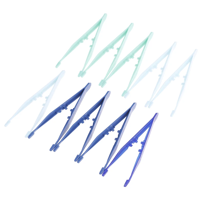 10XReptiles Feeder Tweezer Plastic Terrarium Clamp Feeding Tongs Tool Skid Clips