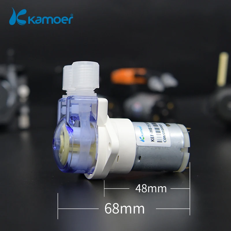 Imagem -04 - Bomba Peristáltica da Engrenagem do Motor da Escova da Bomba 12v do Kamoer 5-in-pack Kef Mini Silicone mm mm Baixo Fluxo 85 ml Min Bomba de Dosagem para Labl