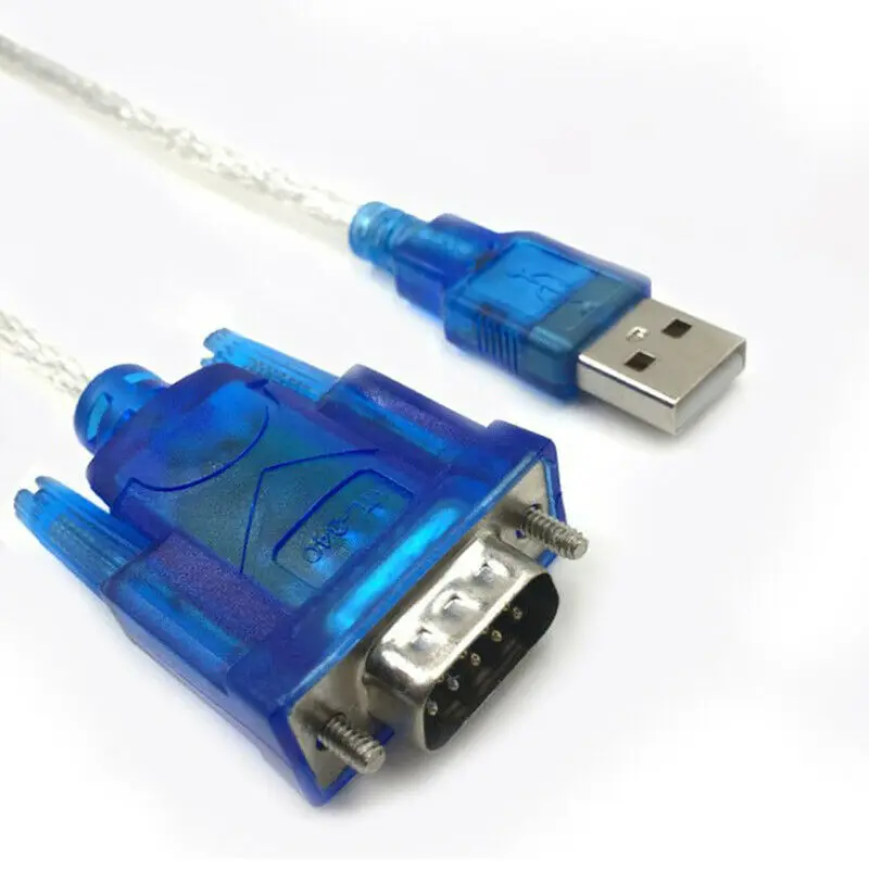 USB a Porta Seriale RS232 9 Spille Maschio Cavo Seriale COM Port Adapter Convertitore