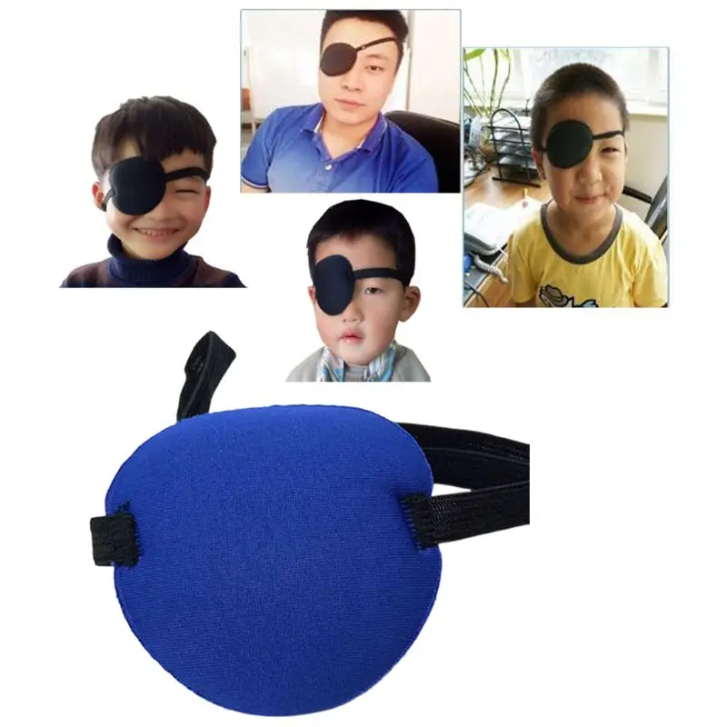 Pirate Eye Patch Cosplay Single Eye Cover Mask Masquerade Halloween Decorative Props for Kids Adults