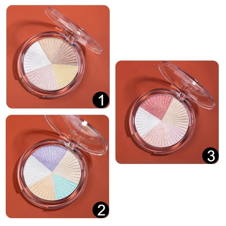 30 Chiếc Sỉ Cao Cấp Bột Bảng Nhãn Hiệu Riêng Mặt Cao Cấp Lắc Chân Nữ Bột Bronzer Sửa Chữa Trang Điểm Sửa Chữa Đèn Chiếu Sáng