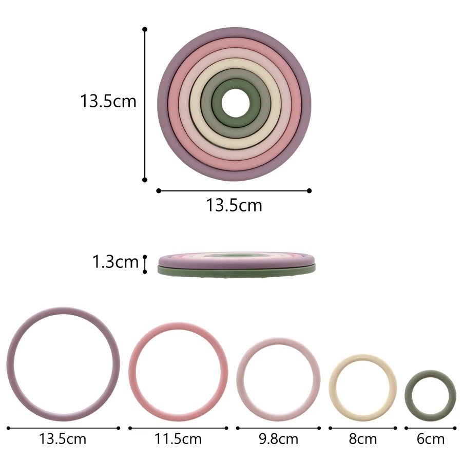 Zabawki na zewnątrz dla dzieci zabawki kojące dla dzieci Food Grade Silicone Materia klasyczne pierścienie gry imprezy działania zabawki dla zwierząt domowych