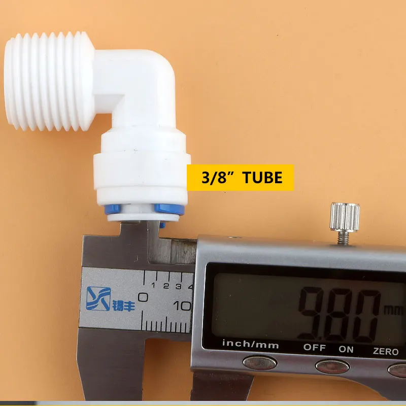 1/2" External thread to 3/8" Tube pipe Connection 4068 Elbow joint diameter 20MM Quick Connect RO Water Reverse Osmosis System