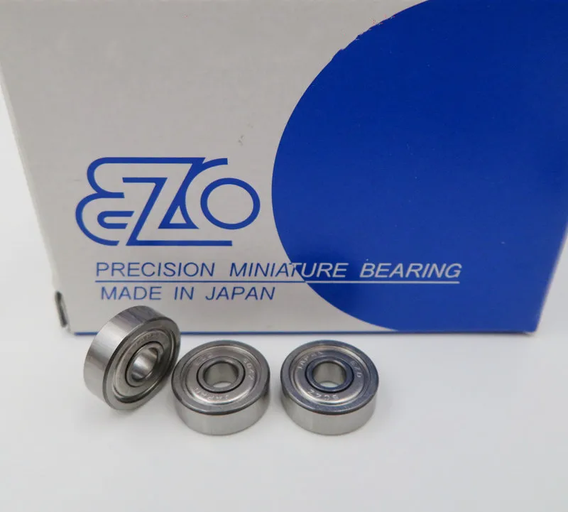 20pcs original Japan EZO high speed bearing 604ZZ 605ZZ 606ZZ 607ZZ 608ZZ 609ZZ 4*12*4 5*14*5 6*17*6 7*19*6 8*22*7 9*24*7 mm