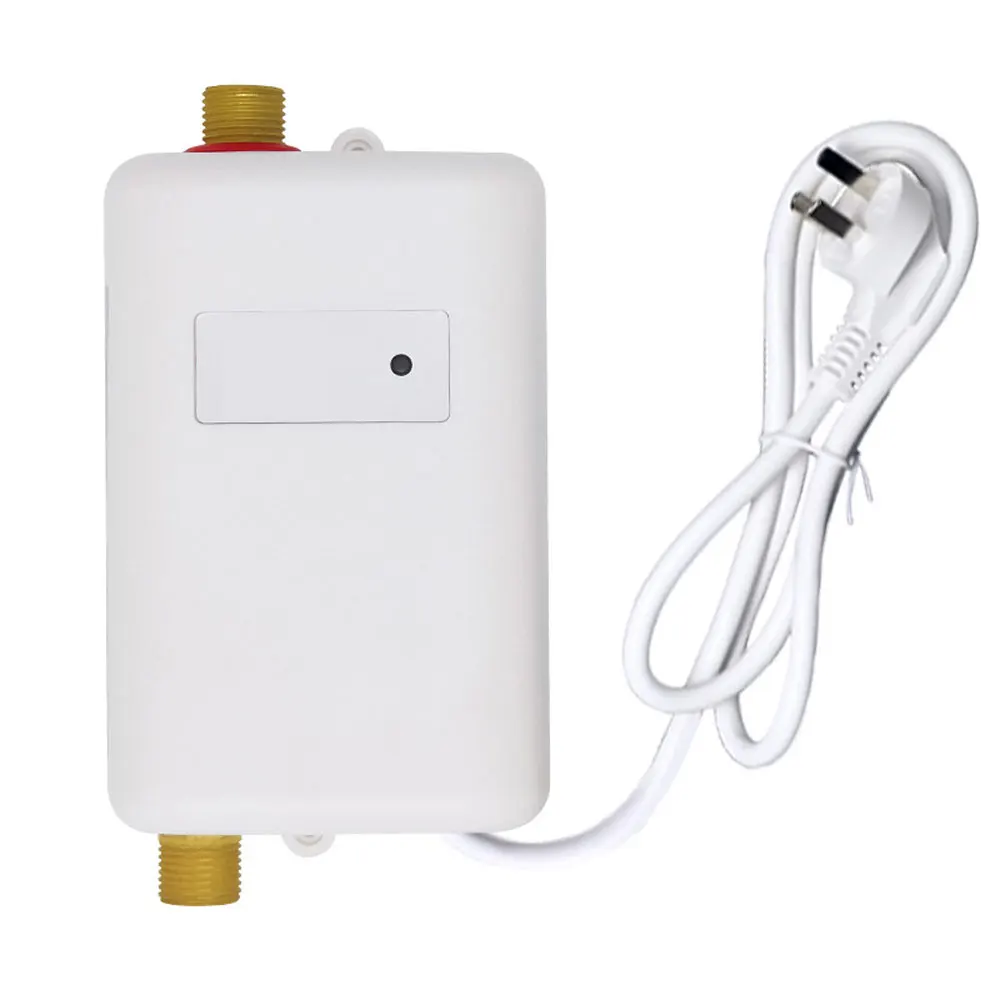 Scaldabagno elettrico 3000W Mini scaldabagno istantaneo senza serbatoio cucina bagno doccia acqua calda riscaldamento rapido