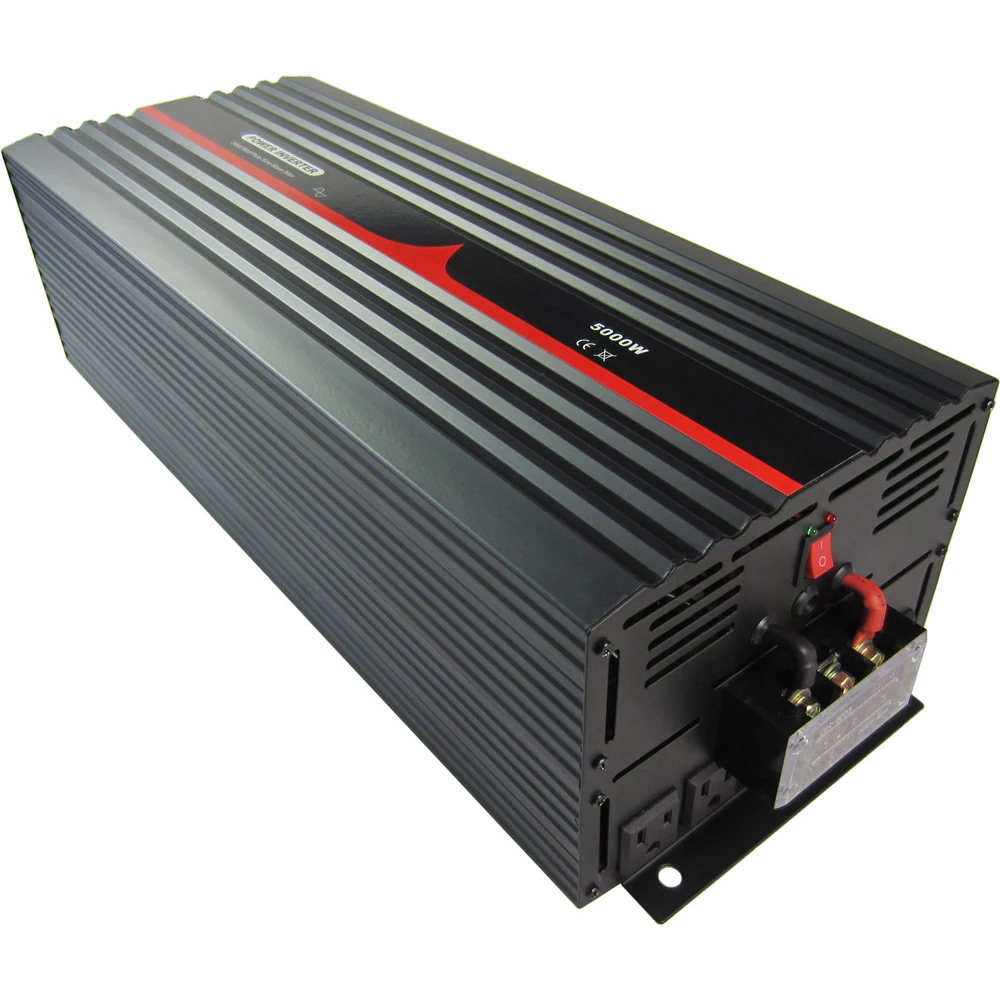 5000VA/5000W/5KW 1 Pha Nguyên Chất Sóng Sin Inverter 12V 24V 48V DC Sang 100 ~ 120VAC, 220 ~ 240VAC Đầu Ra Công Nghiệp Tần Số