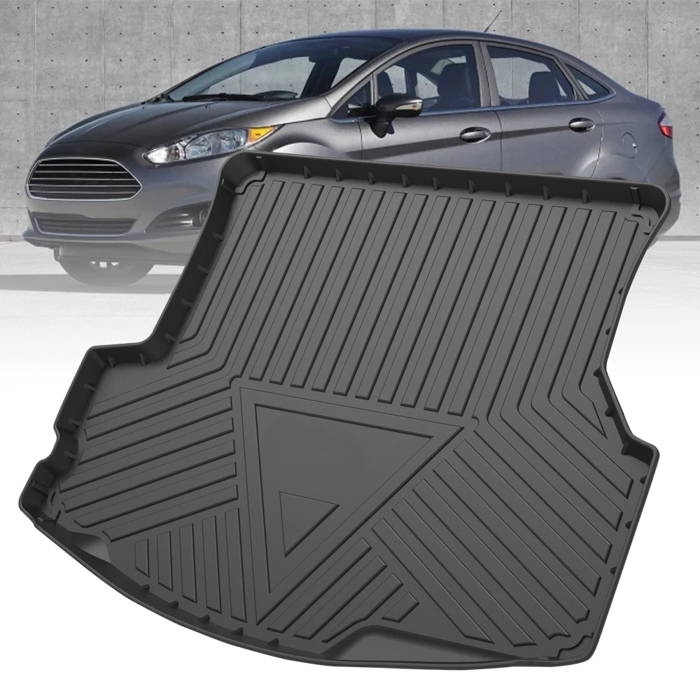 

Custom Car Trunk Mat For Ford Fiesta Sedan 2011 2012 2013 2014 2015 2016 2017 2018 2019 Car Accessories Custom Cargo Liner