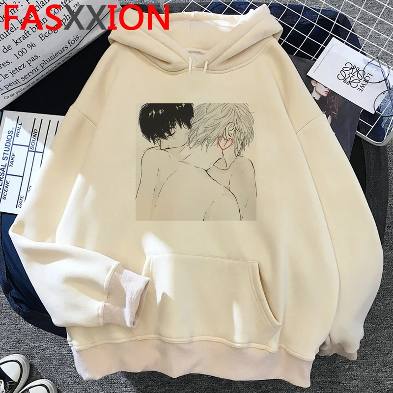 Harajuku Banana Fish Aesthetic Manga Hoodies Women Japanese Anime Graphic Casual Sweatshirt Streetwear Winter Hoody Female