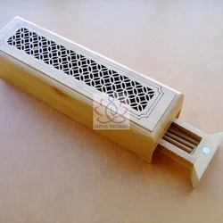 High Quality Double Layer Mini Bamboo Bakhoor Incense Burner with 10pcs 5A Oud sticks in Portable Car Burner travelling Burner
