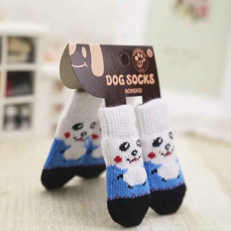 Cute Pet Slip Socks, Teddy, French Bulldog, Dog Socks, Cats than Bear Dogs, Yorkshire Terrier, Dog Feet Set, Pet Accessories