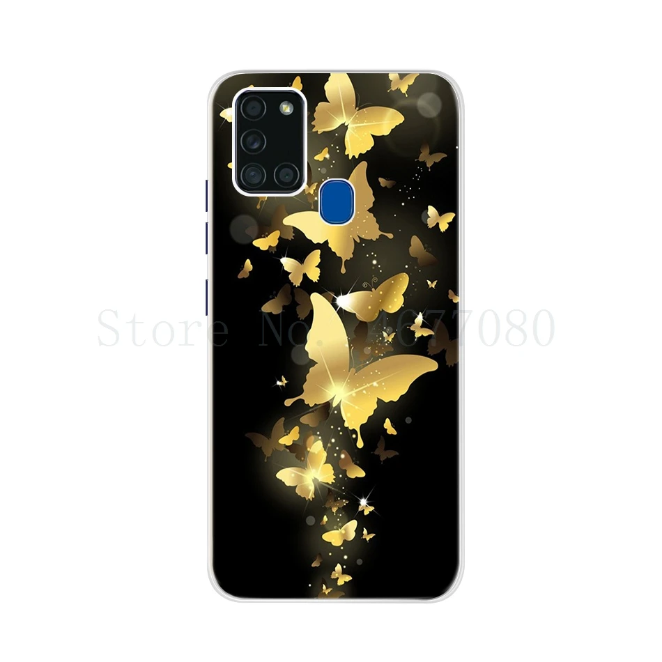 DIY Soft Silicone Phone Case For Samsung Galaxy A21s Case Mobile Phone Accessories For Samsung A21s SM-A217F/DSN Back Cover