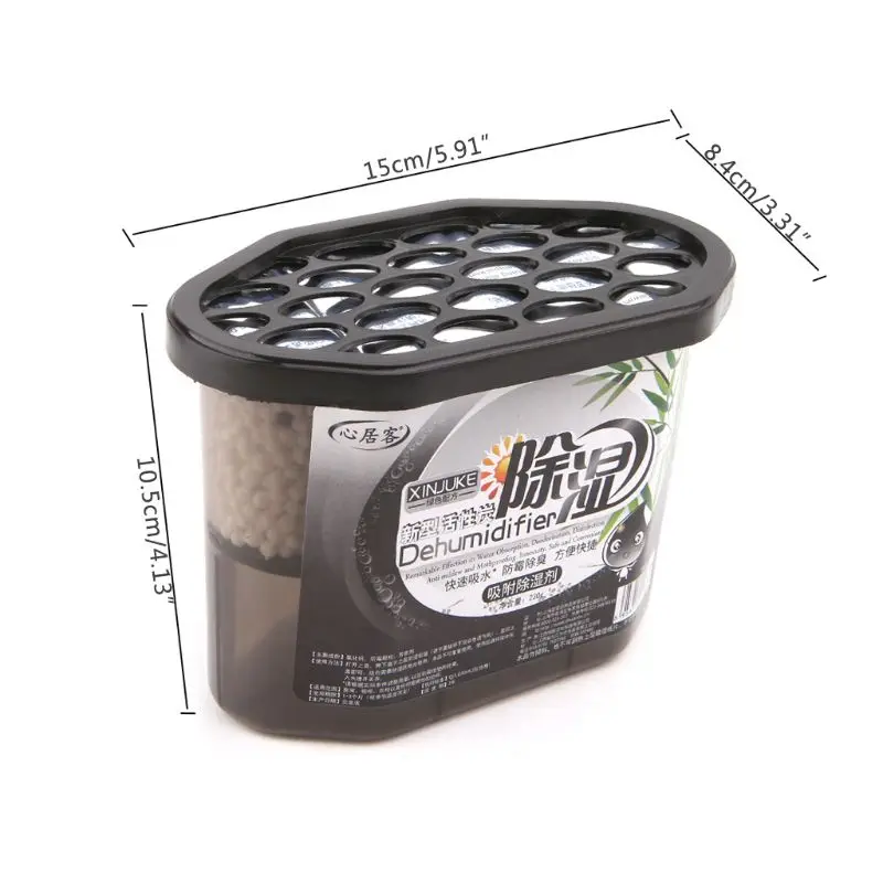 500ml Entfeuchten Trockenmittel Fall Hause Innen Schrank schrank Kleidung Trockner Auto Feuchtigkeit Saugfähigen Frische Luft-Box Nassen Entferner Form
