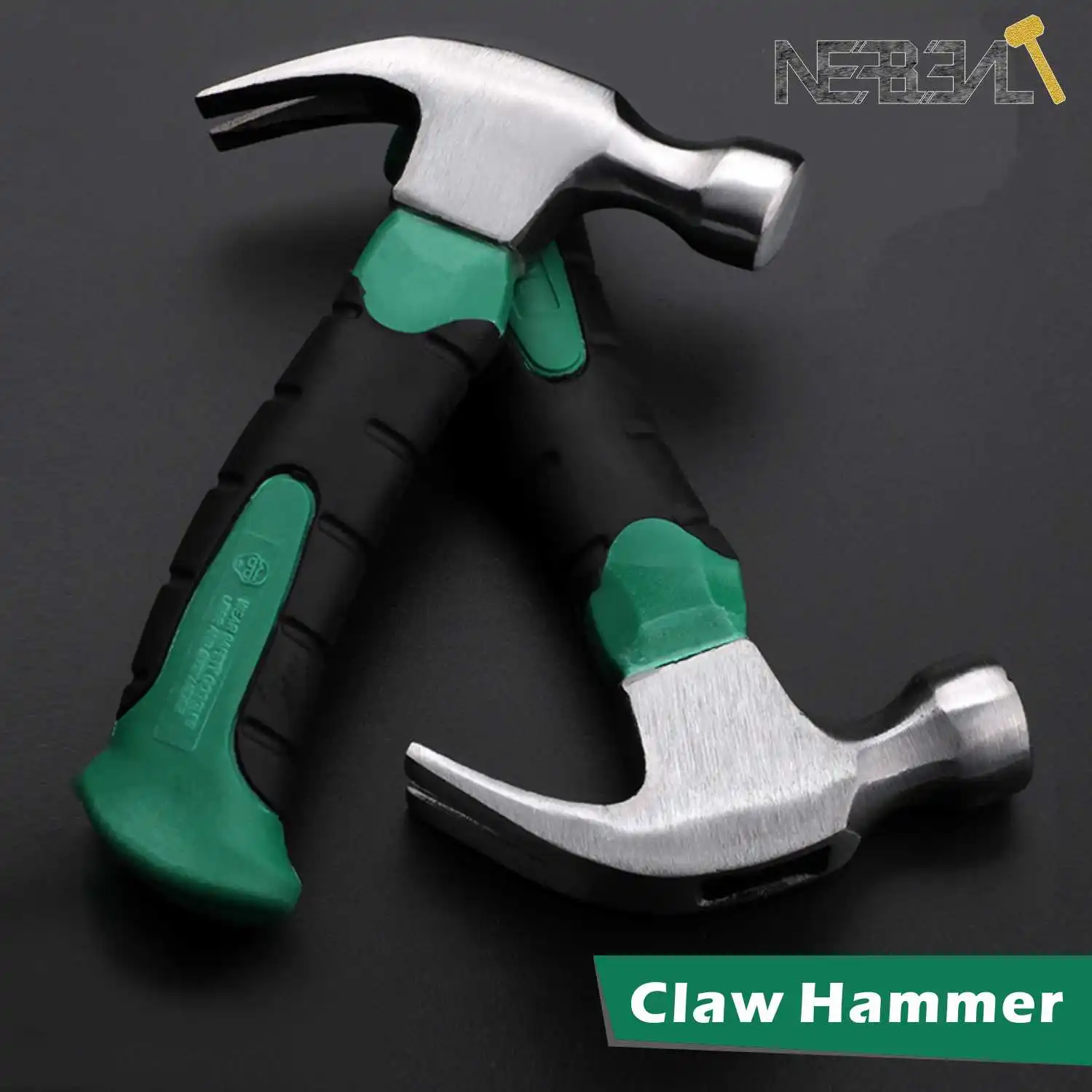 

Mini Claw Hammer 8OZ Nail Round Head Plastic Handle Magnetic Tool Steel Woodworking Striking TPR Rubberized Handle Anti-skid