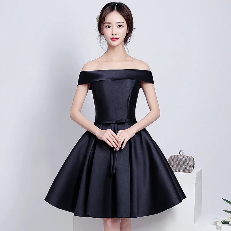 Slash Neck Sexy Qipao Backless Off Shoulder Cheongsam Black Pleated Formal Party Dress Gown Bandage Elegant Vestidos De Festa