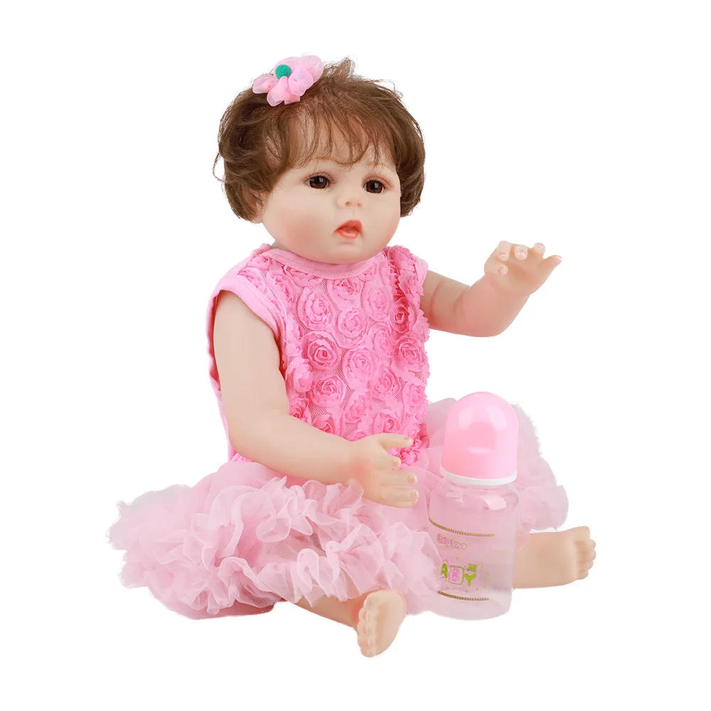 New style, full body silicone, simulation, bebes doll silicone Reborn Doll 18 