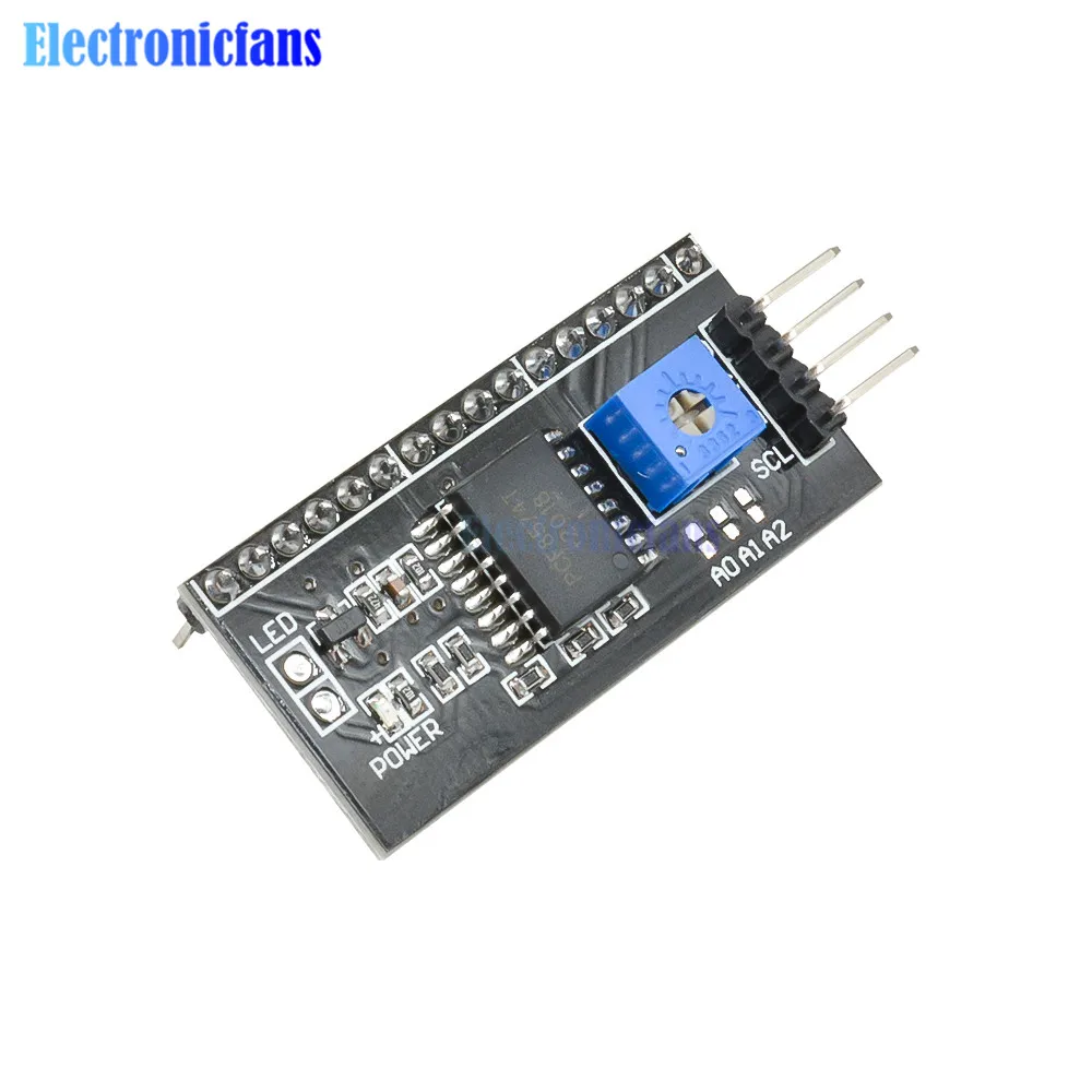 Iic/I2C Interface LCD1602 Adapter Plaat Board 5V Lcd Adapter Converter Module Voor LCD1602 2004 Lcd