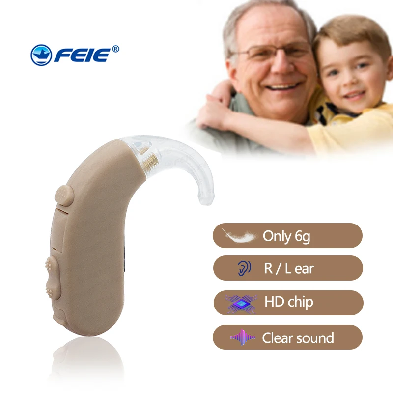 Cheap Hearing Aid Audifonos Para Sordos BTE Sound Amplifier Hearing Aids for Severe Profound Hearing Loss Like  S-303