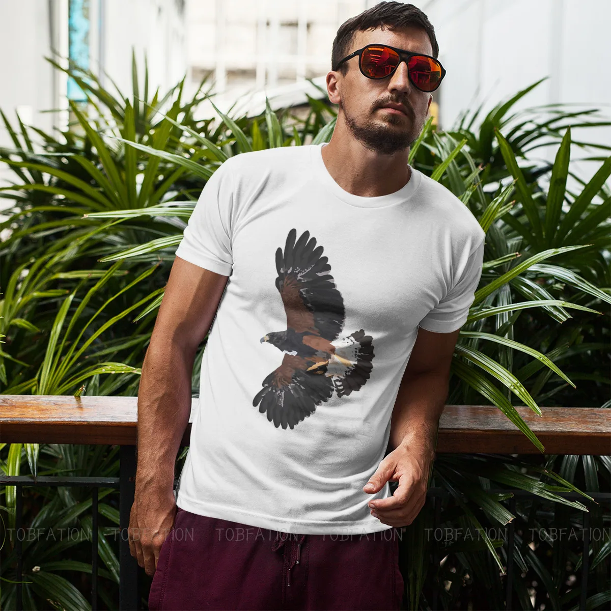 Harris Hawk Harajuku TShirt Falconry Austringer Creative Streetwear Leisure T Shirt Male Tee Special Gift Idea