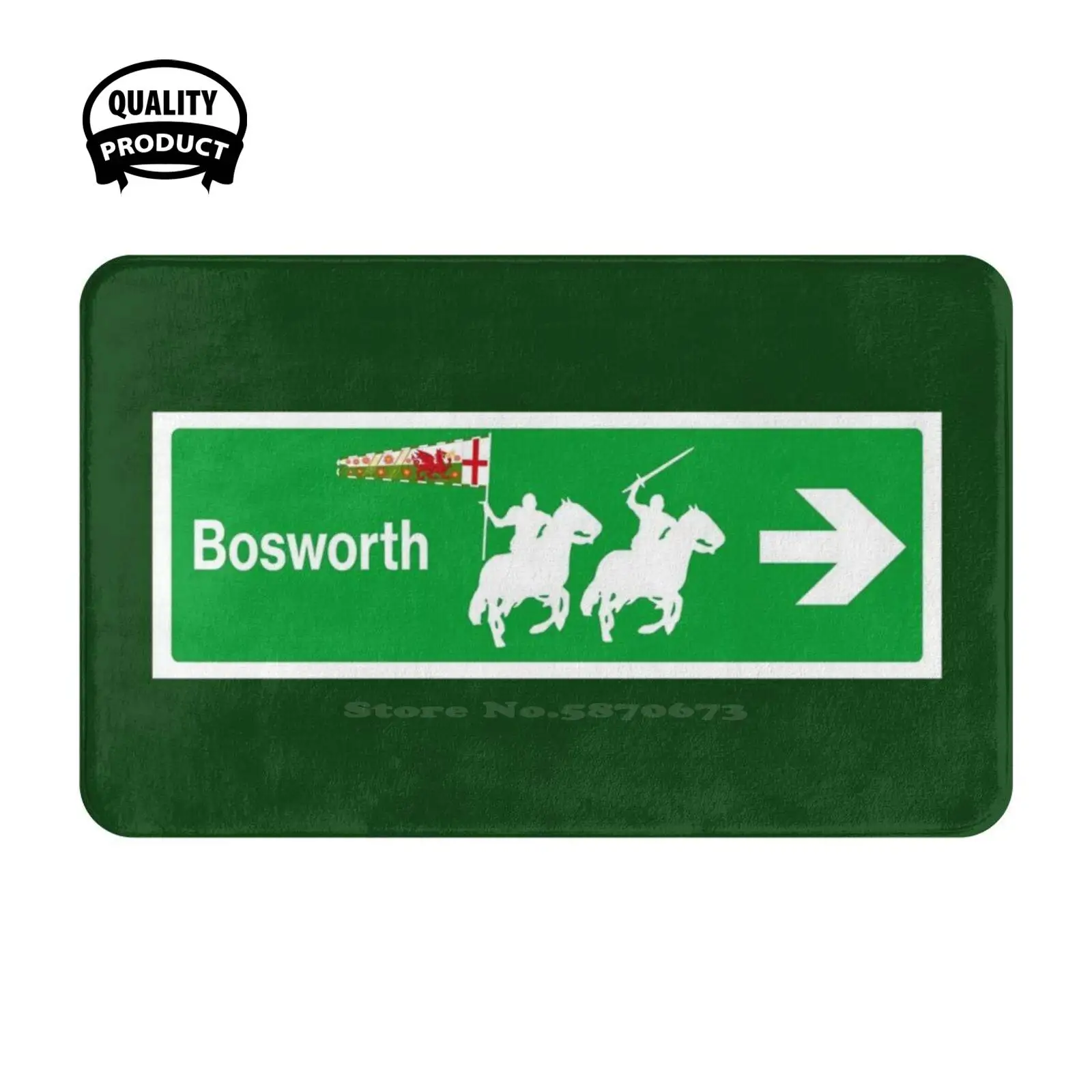 Bosworth - The Soft Cushion Home Carpet Door Mat Car Rug Bosworth Field Henry The English History Battle Of Bosworth Rose