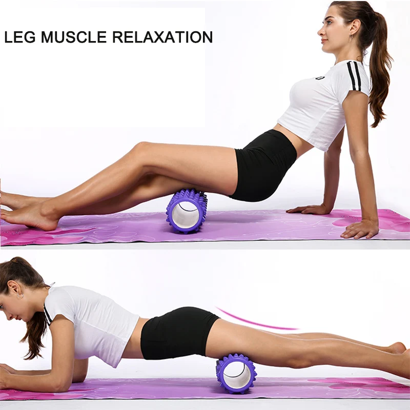 Home Fitness Blocks Relaxation Feet Massage Foam Roller Yoga Column Legs Muscle Rehabilitation Training Pilates Sports Exercise